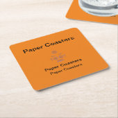 Hochwertige Untersetzer für Papier für jeden Anlas (angewinkelt)