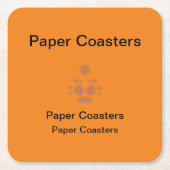 Hochwertige Untersetzer für Papier für jeden Anlas (Vorderseite)