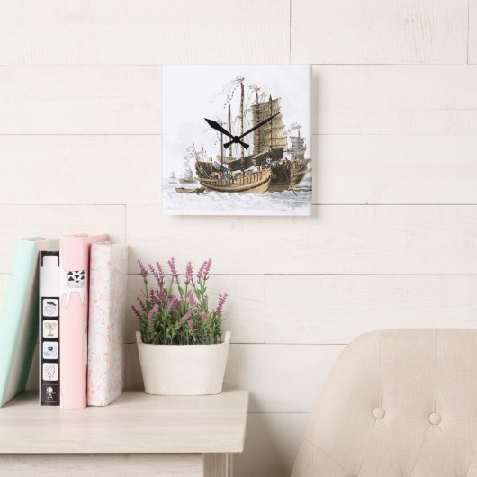 Hochwertige Wanduhr (Lesesaal)