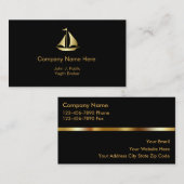 Hochwertige Yaght Vermittler-Visitenkarten Visitenkarte (Vorne/Hinten)