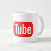 Hochwertige Youtube-Tasse Jumbo-Tasse (Vorderseite Rechts)