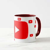 Hochwertige YouTube-TASSE Tasse (VorderseiteRechts)