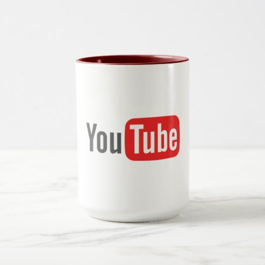 hochwertige YouTube-Tasse Tasse (Zentrum)