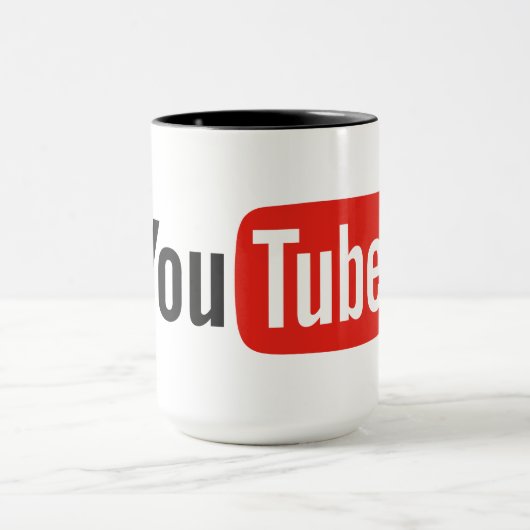 Hochwertige YouTube-Tasse Tasse (Zentrum)