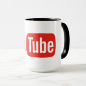 Hochwertige YouTube-Tasse Tasse (VorderseiteRechts)