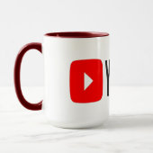 Hochwertige YouTube-Tasse Tasse (Links)