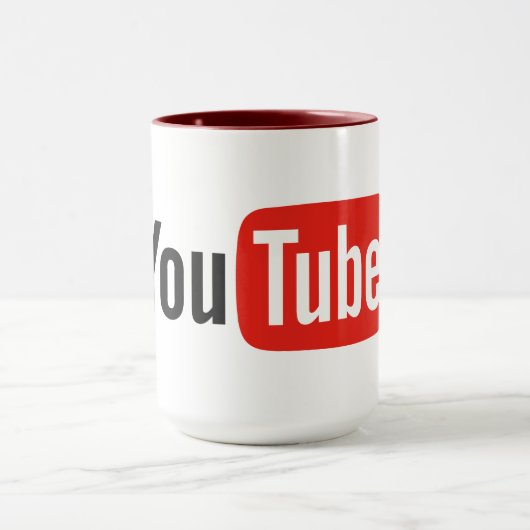 Hochwertige YouTube-Tasse Tasse (Zentrum)