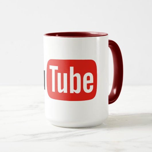 Hochwertige YouTube-Tasse Tasse (VorderseiteRechts)