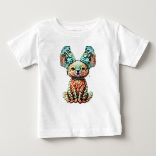 Hochwertiger Baby Fine Jersey T - Shirt (Vorderseite)