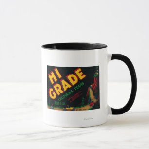 Hochwertiger Birnen-Kisten-Aufkleber Tasse