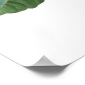 HOCHWERTIGER botanischer Ausdruck der Passiflora Poster (Ecke)