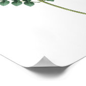 HOCHWERTIGER botanischer Druck in Jasmine Poster (Ecke)