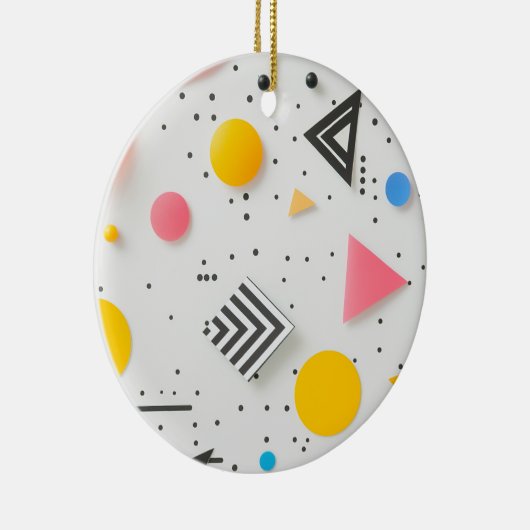 Hochwertiger Hintergrund von Formen und Streifen Keramik Ornament (Rechts)