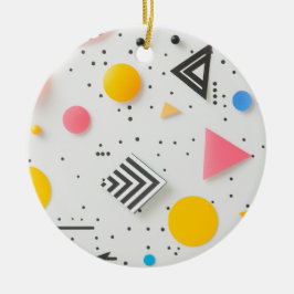 Hochwertiger Hintergrund von Formen und Streifen Keramik Ornament