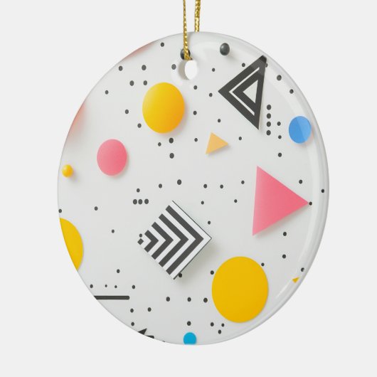 Hochwertiger Hintergrund von Formen und Streifen Keramik Ornament (Links)