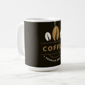 Hochwertiger Kaffee Kaffeetasse (Vorderseite Links)