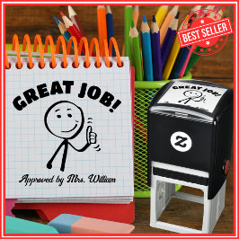 Hochwertiger Lehrer für die Bewertung von Ermutigu Permastempel