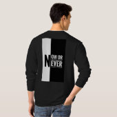 Hochwertiger männlicher T - Shirt mit inspirierend (Schwarz voll)