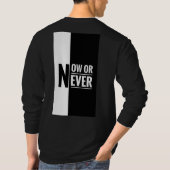 Hochwertiger männlicher T - Shirt mit inspirierend (Rückseite)