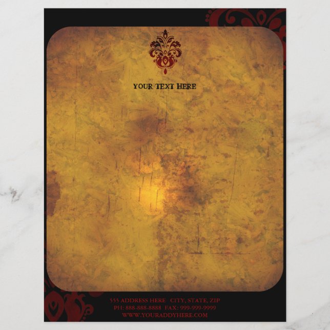 Hochwertiger moderner Geschäfts-Briefkopf Briefkopf (Vorderseite)