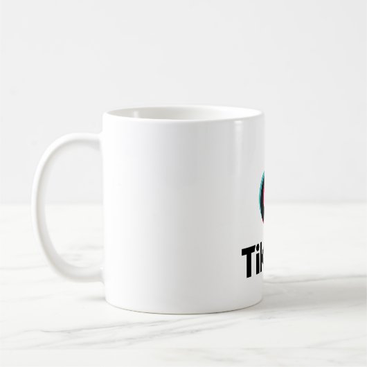 hochwertiger TikTok-Becher Kaffeetasse (Links)