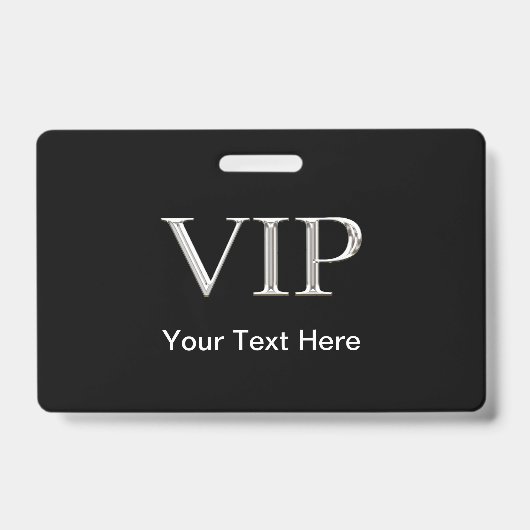 Hochwertiger VIP-Besucher Ausweis (Vorderseite)
