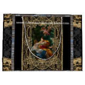 Hochwertiges Barock Große Geschenktüte (Rückseite)