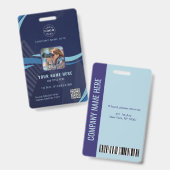 Hochwertiges benutzerdefiniertes ID-Abzeichen für  Ausweis (Vorder- & Rückseite)