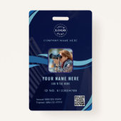 Hochwertiges benutzerdefiniertes ID-Abzeichen für Ausweis (Vorderseite)