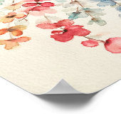 Hochwertiges Leinwand-Poster für Wasserfall (8x10) Poster (Ecke)