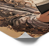 Hochwertiges Literaturlob ** Zitat Poster (Ecke)