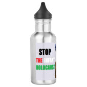 Hochwertiges Metall Edelstahlflasche (Links)