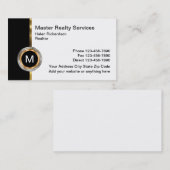 Hochwertiges Real-Anwesen-Design Visitenkarte (Vorne/Hinten)