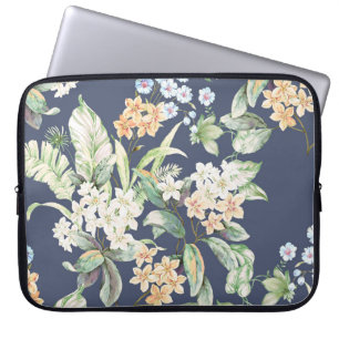 hochwertiges Set verschiedener Aquarellblumen Laptopschutzhülle