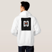 hochwertiges Tuch Hoodie (Schwarz voll)