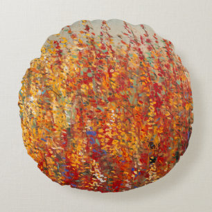 Hochwüstenblüten II Rundes Kissen