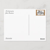 Hochzebras Postkarte (Rückseite)