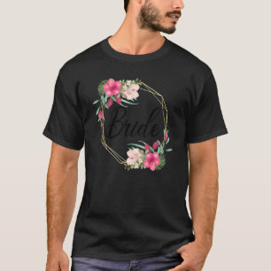 Hochzeit 2022 Blume Verlobung sagte ich ja T-Shirt