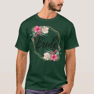 Hochzeit 2022 Blume Verlobung sagte ich ja T-Shirt