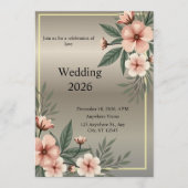 Hochzeit 2026 einladung (Vorderseite)