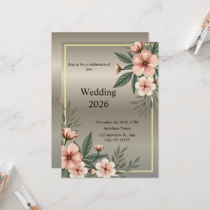 Hochzeit 2026 einladung
