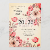 Hochzeit 2026 einladung (Vorderseite)