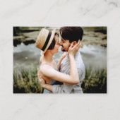 Hochzeit 2 QR UAWG Details Foto Sage Green Begleitkarte (Rückseite)