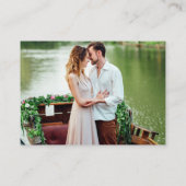 Hochzeit 2 QR UAWG Details Foto Terracotta Begleitkarte (Rückseite)