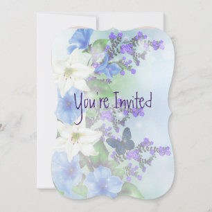 Hochzeit 30. Jubiläum Asters Garden Blume Einladung