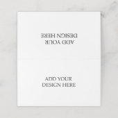 Hochzeit 3,5 x 2" Platzkarte (Außenseite Aufgefaltet)