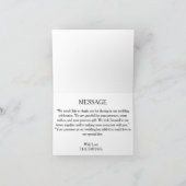 Hochzeit 3 - FotoCollage Dankeskarte (Innenseite)