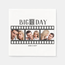 Hochzeit 3 Fotos Fun Film hinzufügen Serviette