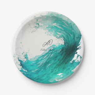 Hochzeit abstrakt pappteller