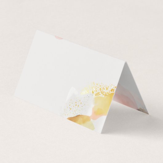 Hochzeit abstrakt visitenkarten (Rückseite)